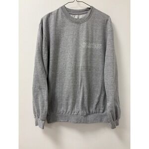 Playboy Mens Light Gray Casual Solid Sweater Size L